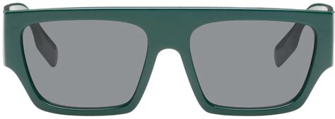 burberry green square sunglasses